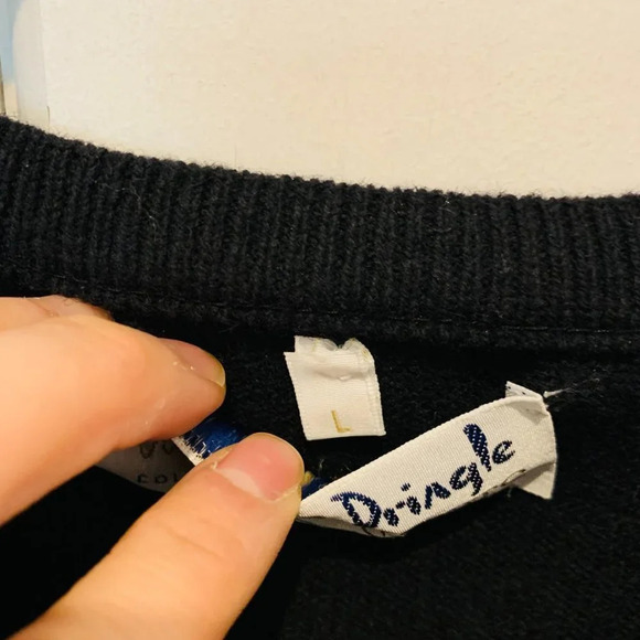 Vintage Nick Faldo Pringle Sport 100% Wool Golf Sweater Size Large - Picture 7 of 15